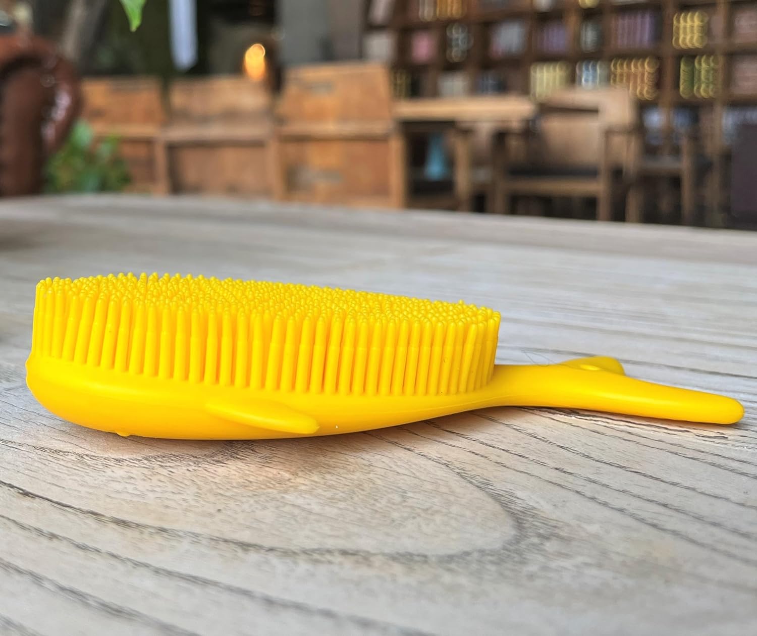 Premium Sensory Brush for Kids or Autism,Soft Silicone Body Scrubber,2 in 1 Sensory Room Occupational Therapy Sensory Brushes,Silicone Loofah,Pets Shower Brush Bath Brush Shampoo Brush(Whale-Teal)