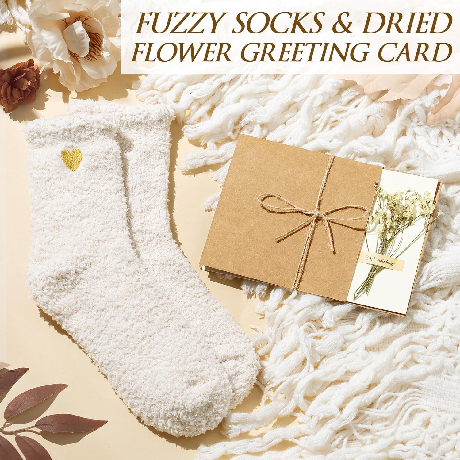 Cozy Comfort Gift Basket for Women with Knitted Blanket, Tumbler, Bath Salts & Self-Care Essentia.