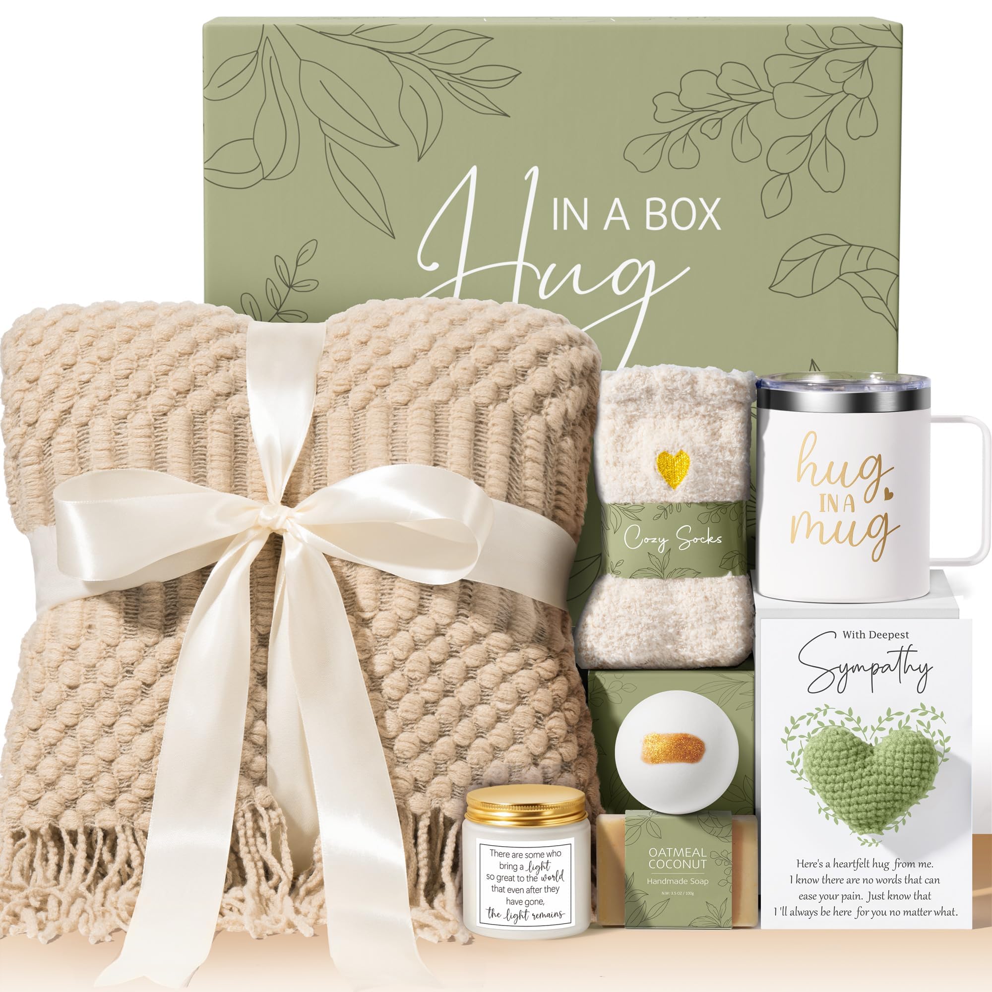 Gift Basket for Women – Cozy Blanket, Tumbler & Self Care Essentials Gift Set
