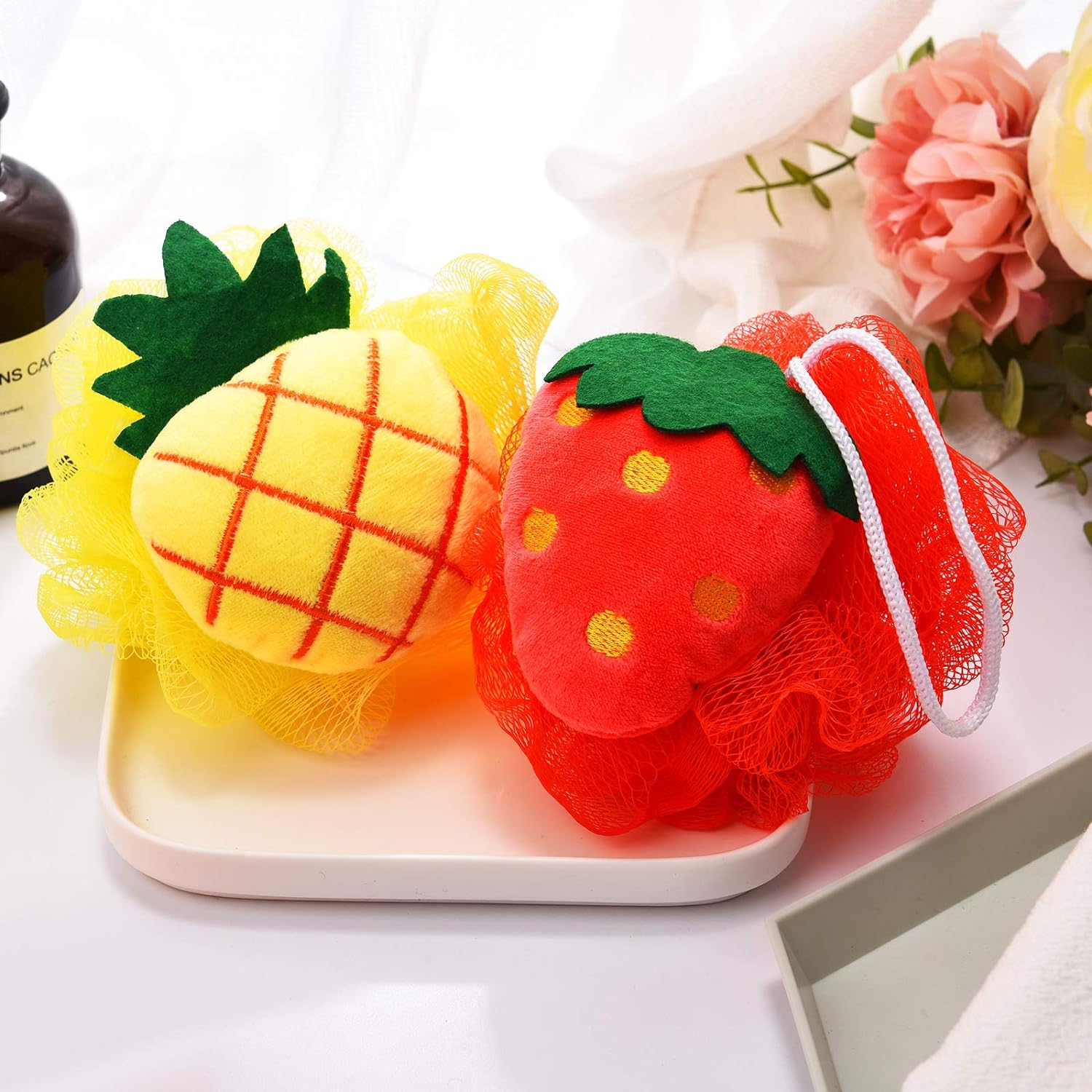 Fruit Bath Sponge Set (6-Pack)