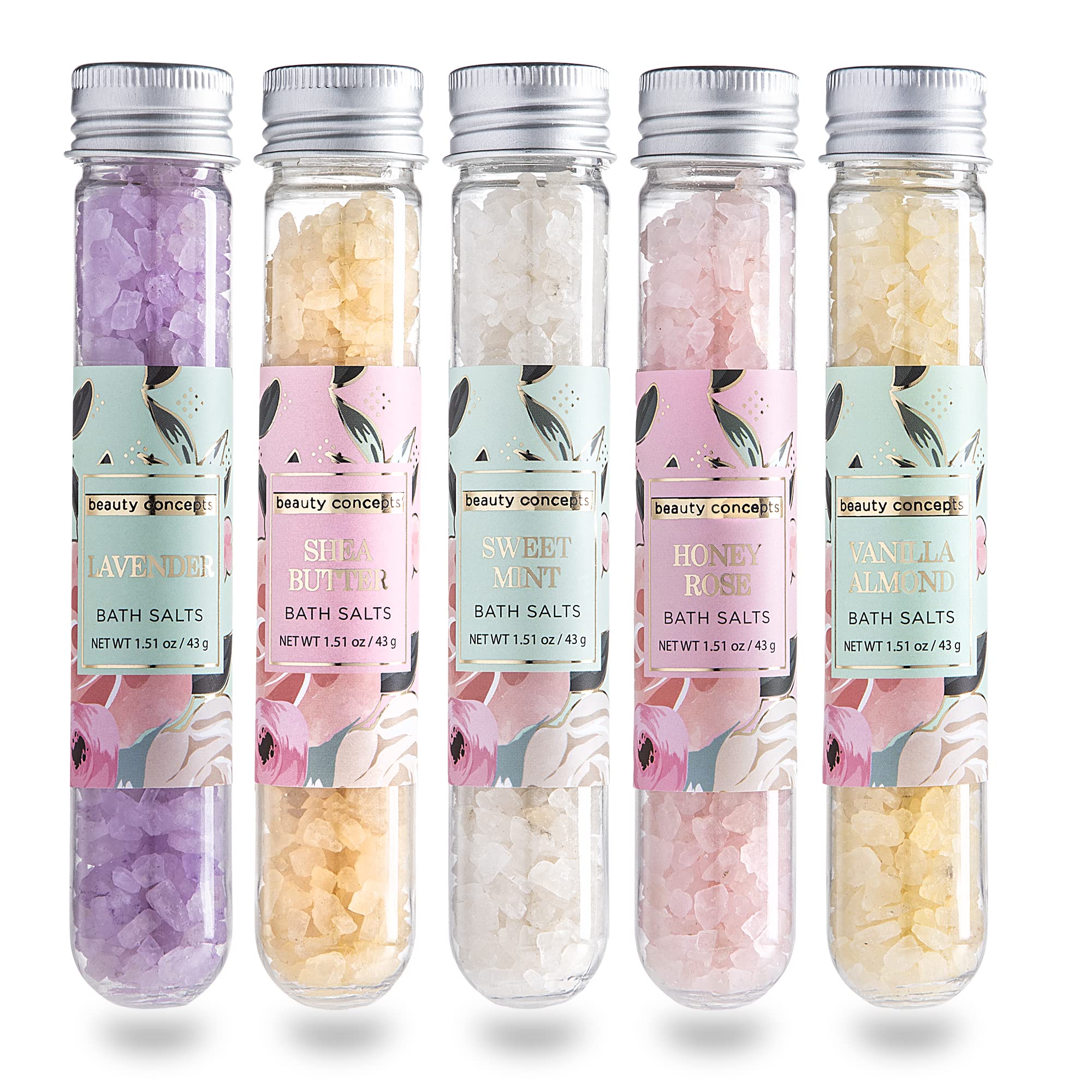 B.C. Beauty Concepts Aromatherapy Bath Salts- Epsom Salts for Soaking, Relaxing Bath Spa Set