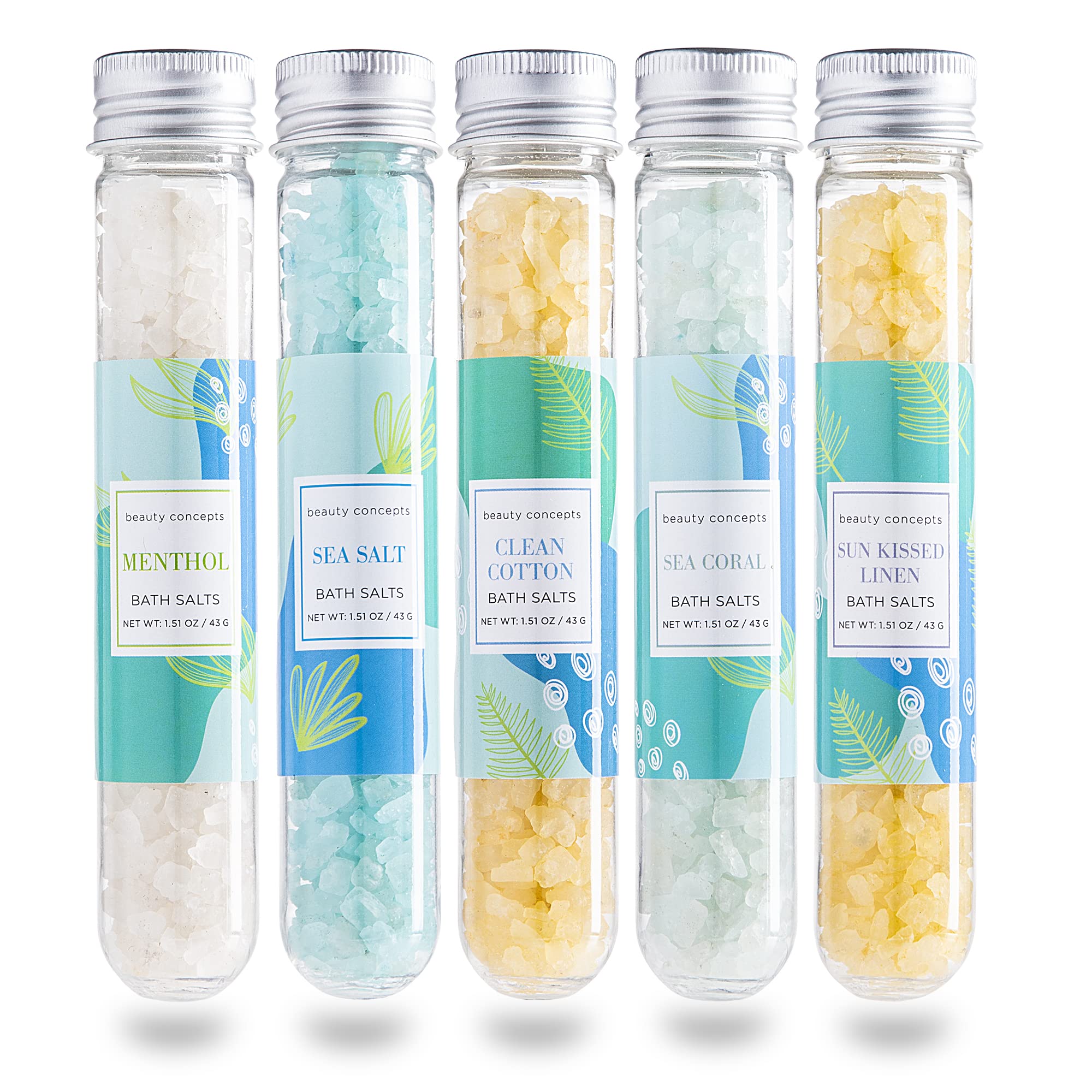 B.C. Beauty Concepts Aromatherapy Bath Salts- Epsom Salts for Soaking, Relaxing Bath Spa Set