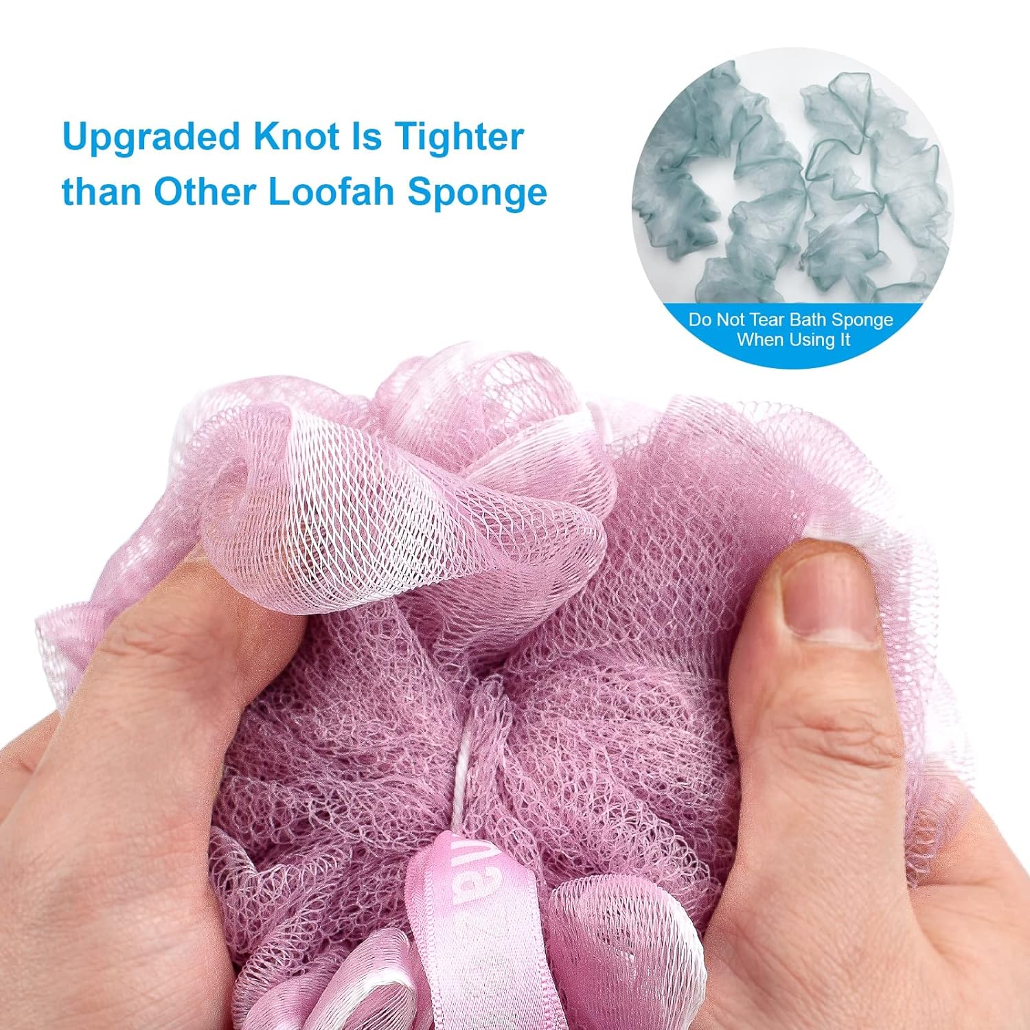 Loofah Back Scrubber Set