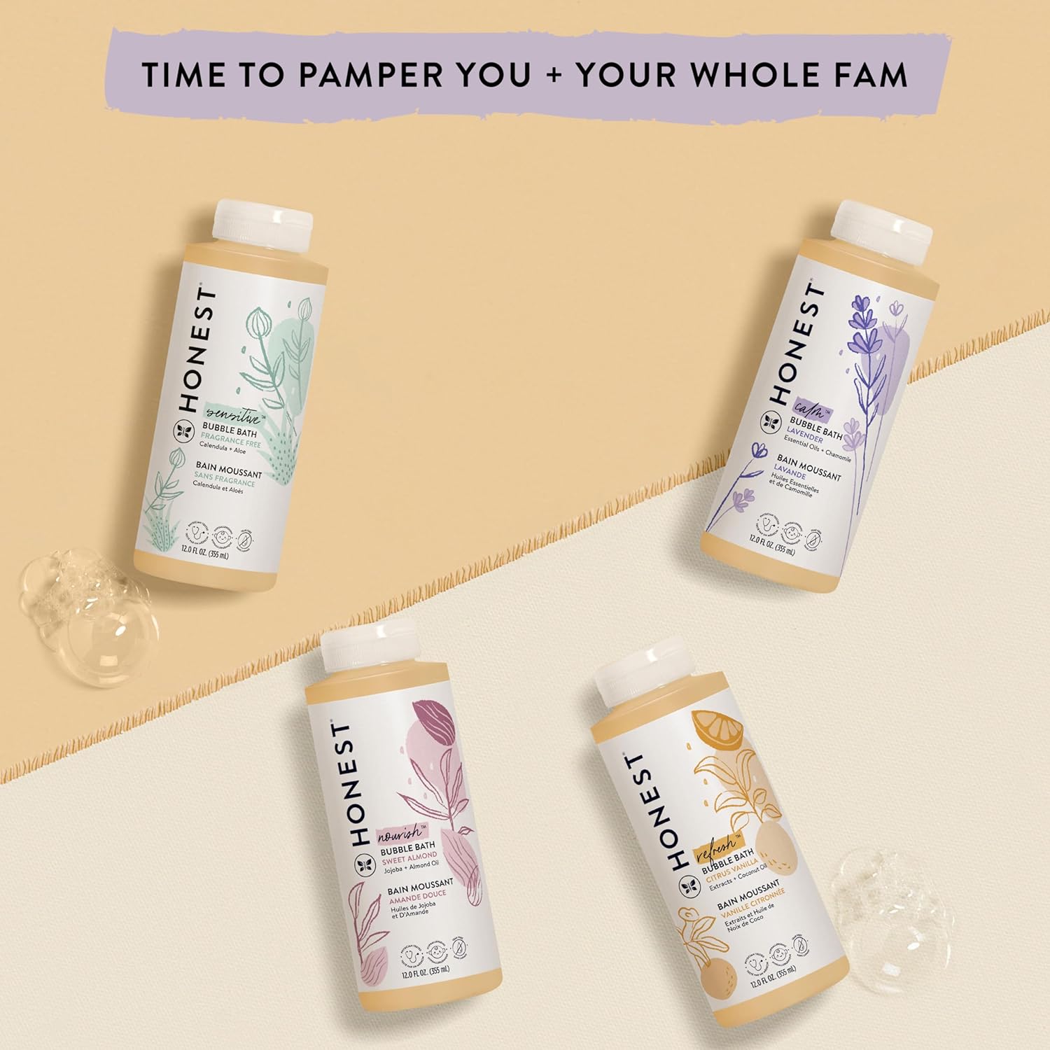 Citrus Vanilla Gentle Bubble Bath (Tear-Free Formula)