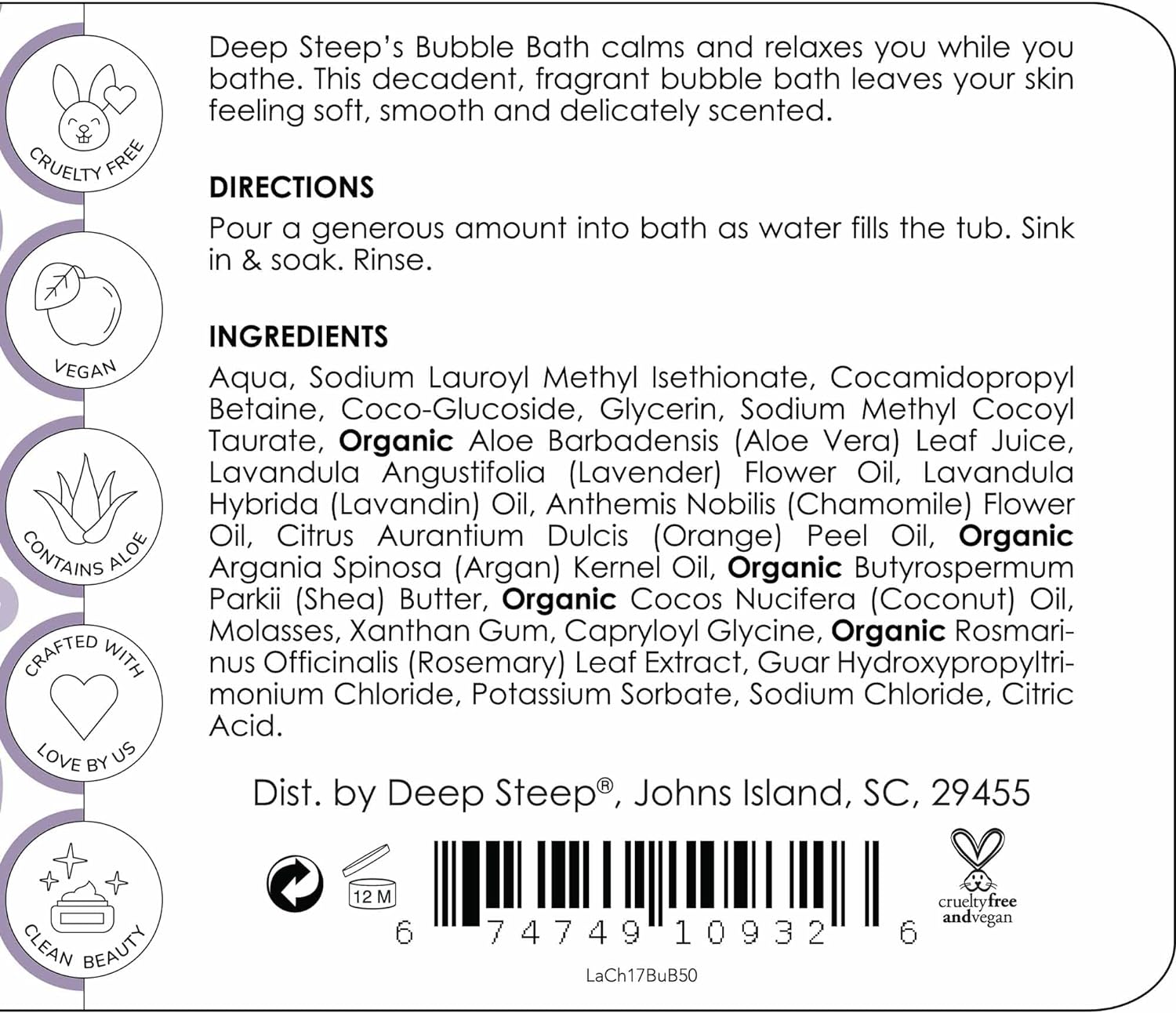Vanilla Coconut Nourishing Bubble Bath (2-Pack)