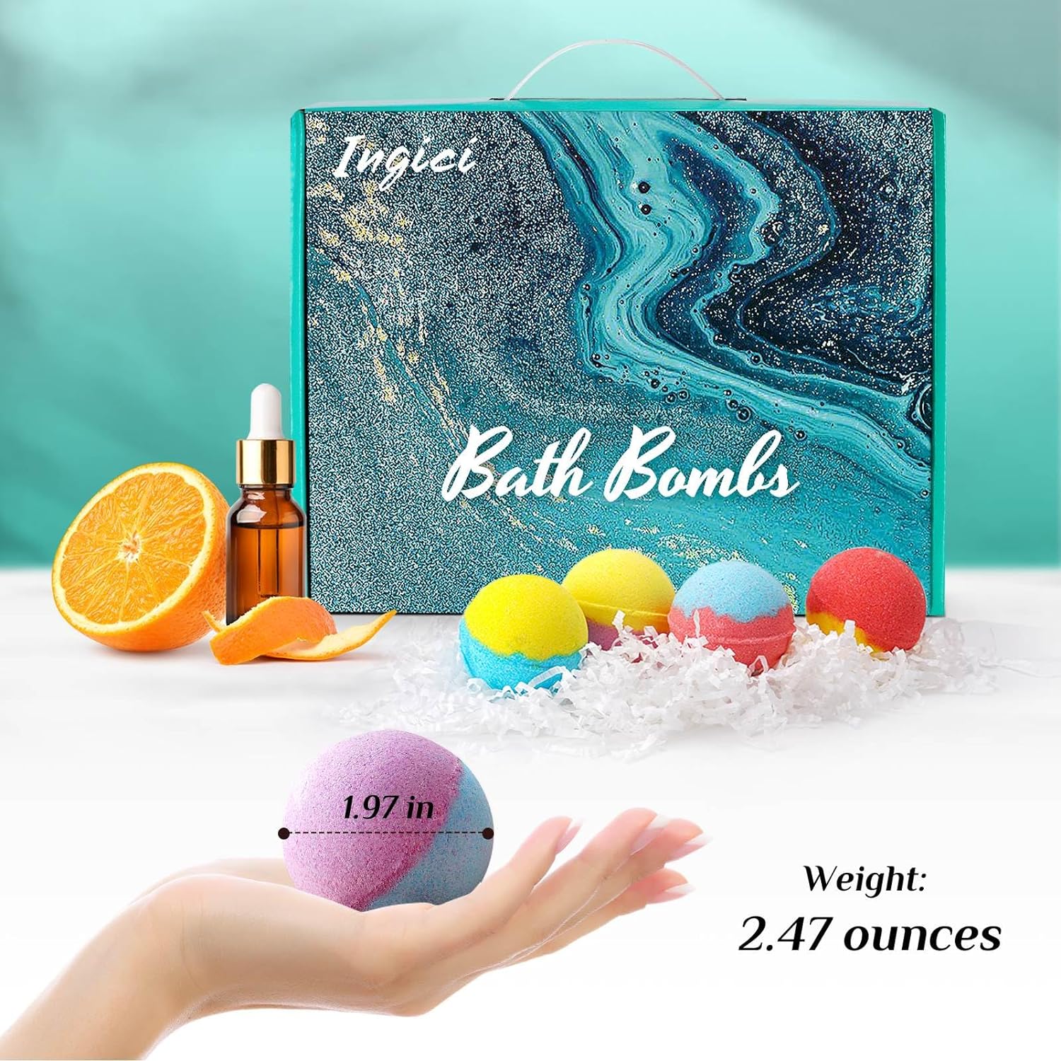 Bath Bombs Gift Set - 20Pcs Bath Bombs for Women.