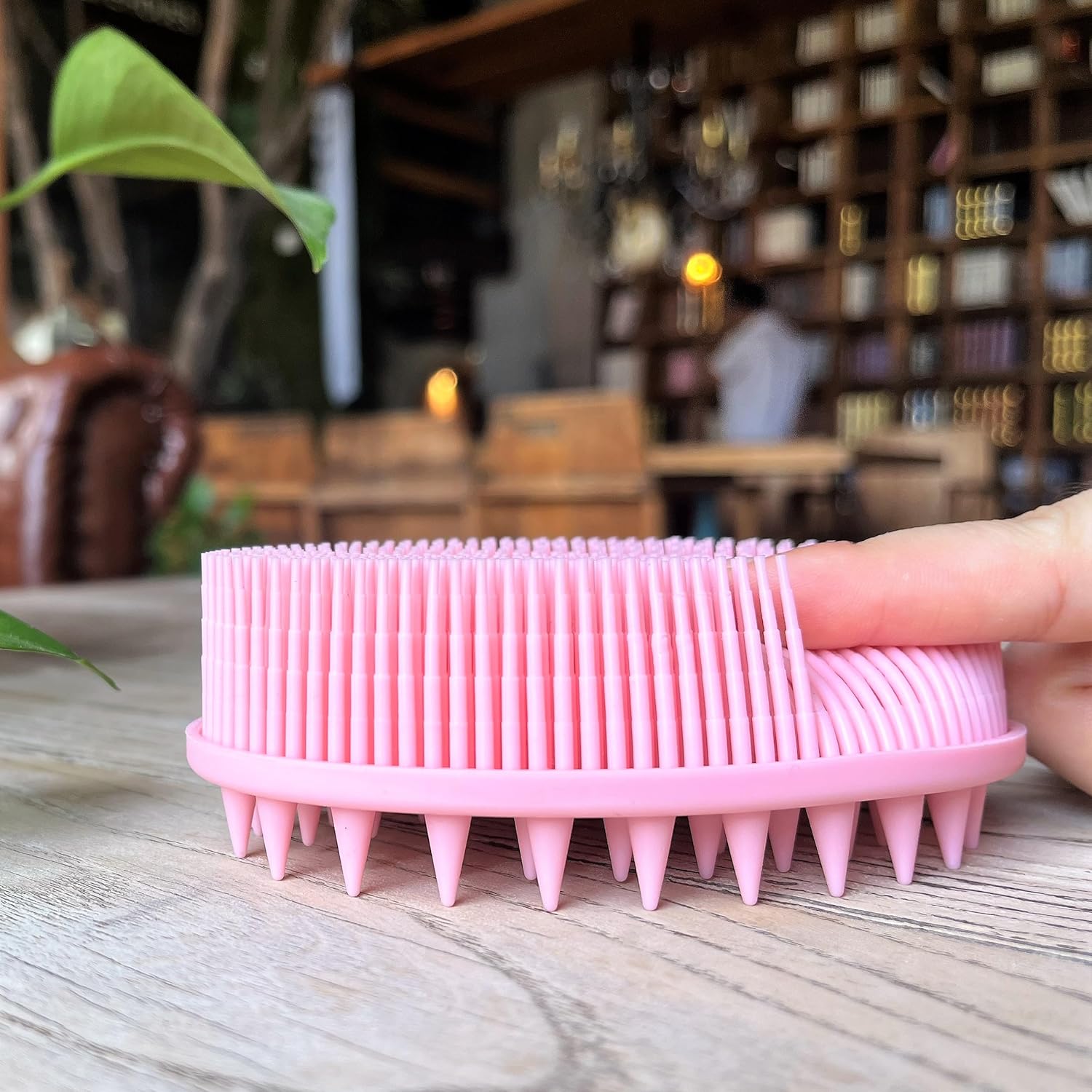 Premium Sensory Brush for Kids or Autism,Soft Silicone Body Scrubber,2 in 1 Sensory Room Occupational Therapy Sensory Brushes,Silicone Loofah,Pets Shower Brush Bath Brush Shampoo Brush(Whale-Teal)