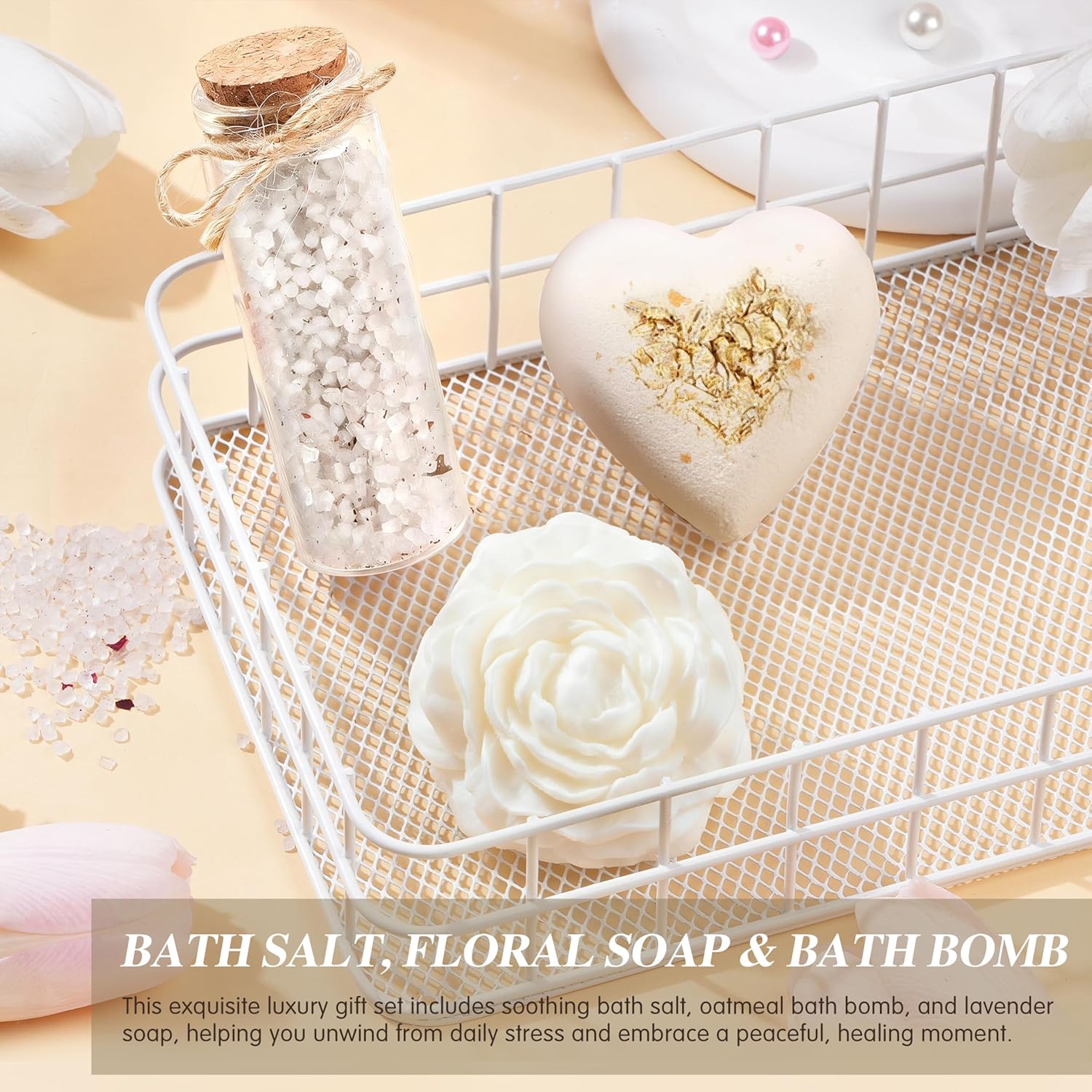 Birthday Gift Basket for Women – Self Care Spa Gift Set with Blanket, Mug, Notebook & Bath Essentia