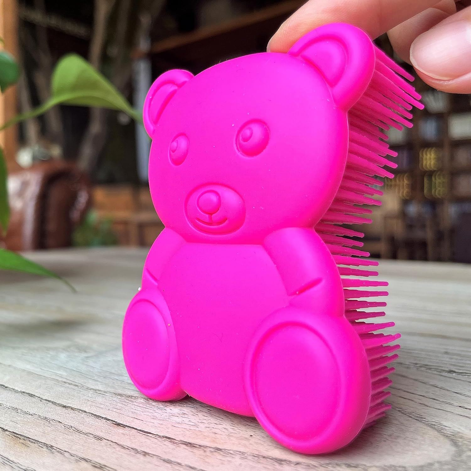 Premium Sensory Brush for Kids or Autism,Soft Silicone Body Scrubber,2 in 1 Sensory Room Occupational Therapy Sensory Brushes,Silicone Loofah,Pets Shower Brush Bath Brush Shampoo Brush(Whale-Teal)