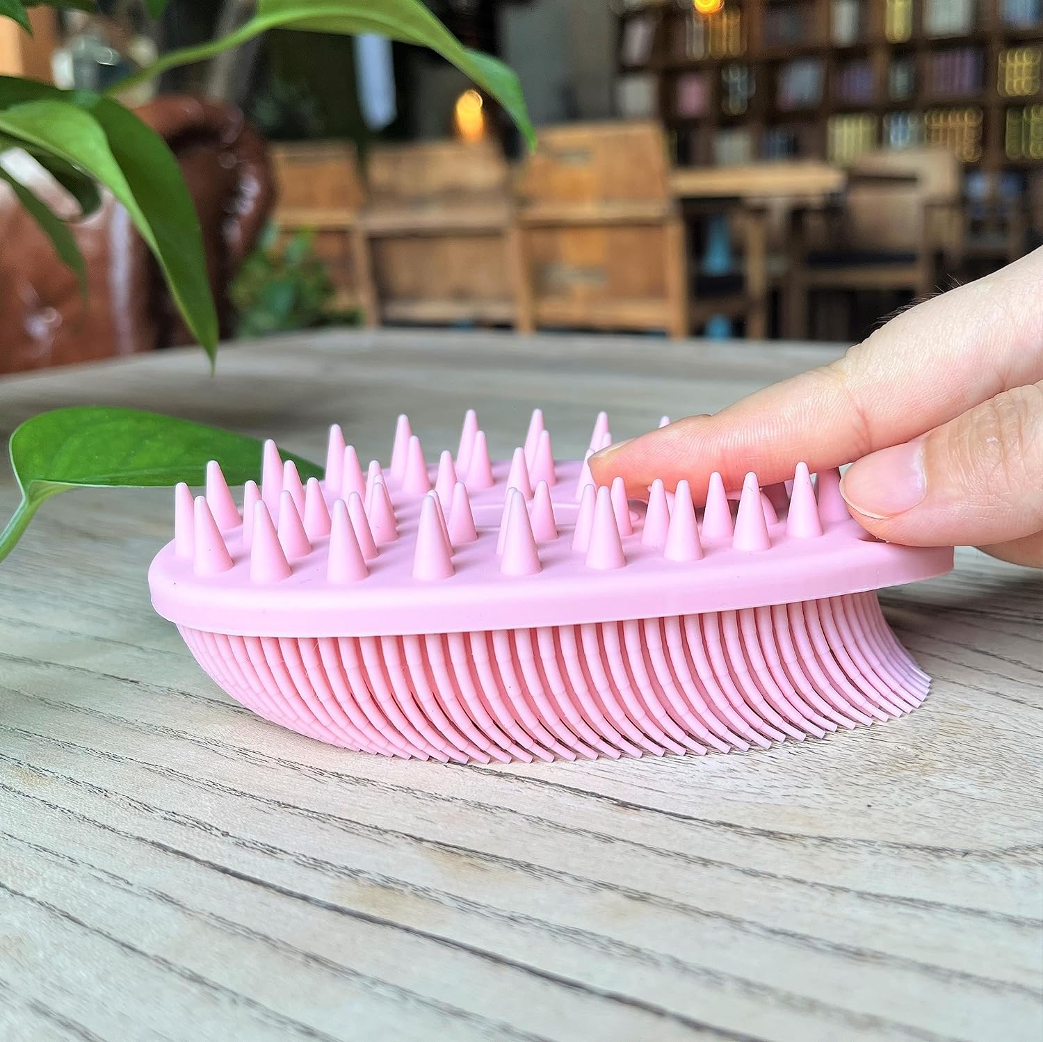 Premium Sensory Brush for Kids or Autism,Soft Silicone Body Scrubber,2 in 1 Sensory Room Occupational Therapy Sensory Brushes,Silicone Loofah,Pets Shower Brush Bath Brush Shampoo Brush(Whale-Teal)