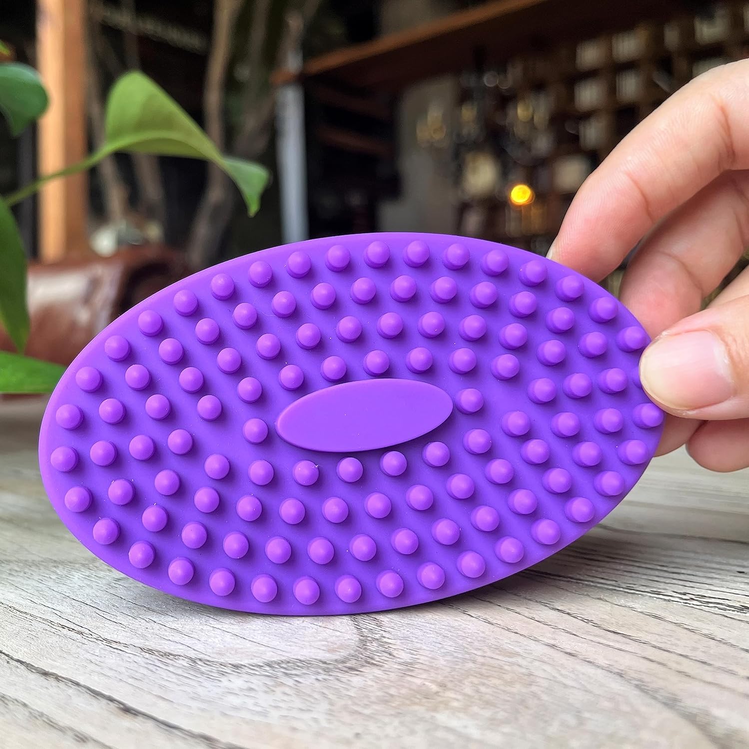 Premium Sensory Brush for Kids or Autism,Soft Silicone Body Scrubber,2 in 1 Sensory Room Occupational Therapy Sensory Brushes,Silicone Loofah,Pets Shower Brush Bath Brush Shampoo Brush(Whale-Teal)
