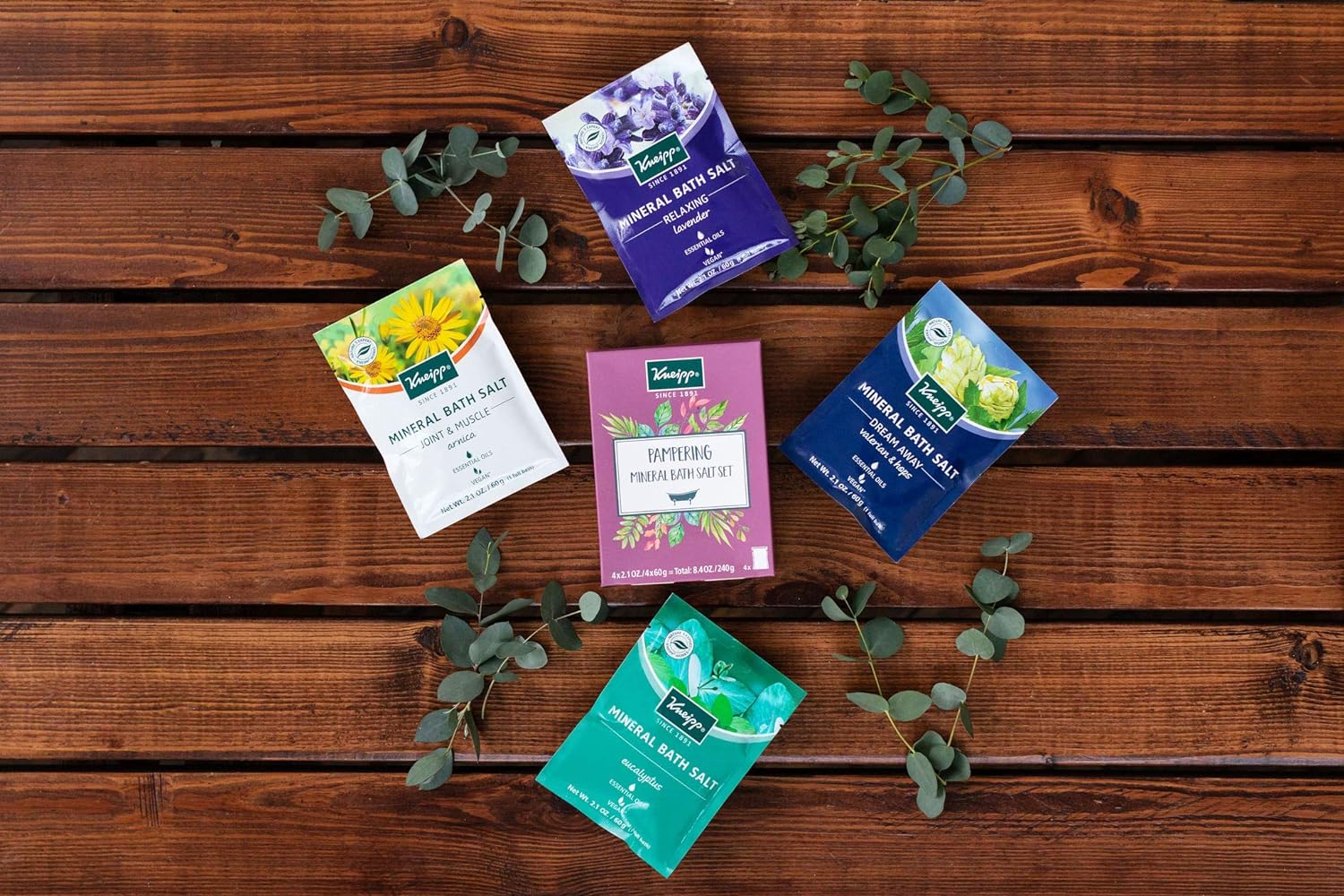 Mineral Bath Salt Discovery Set (4 Mini Sachets)