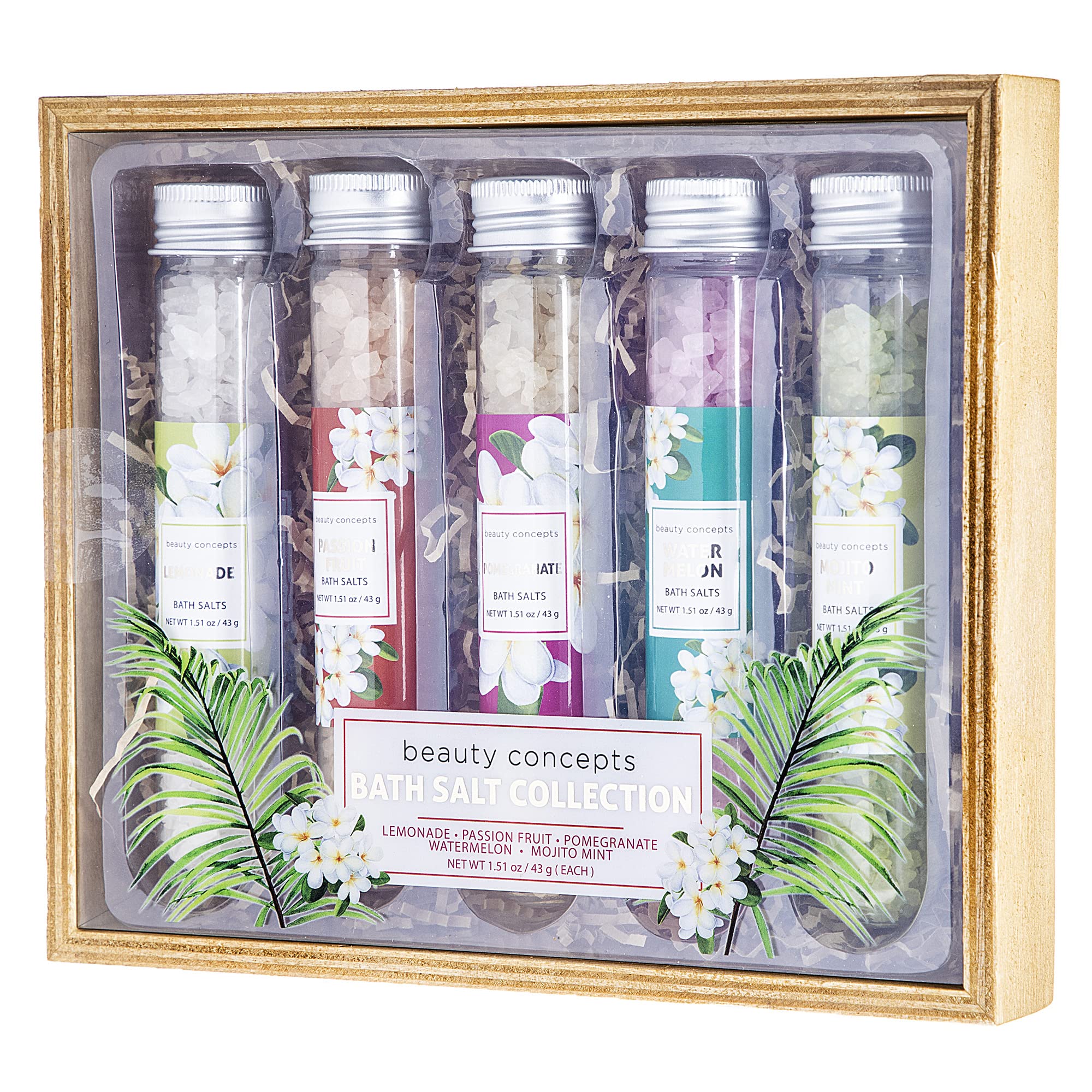 B.C. Beauty Concepts Aromatherapy Bath Salts- Epsom Salts for Soaking, Relaxing Bath Spa Set